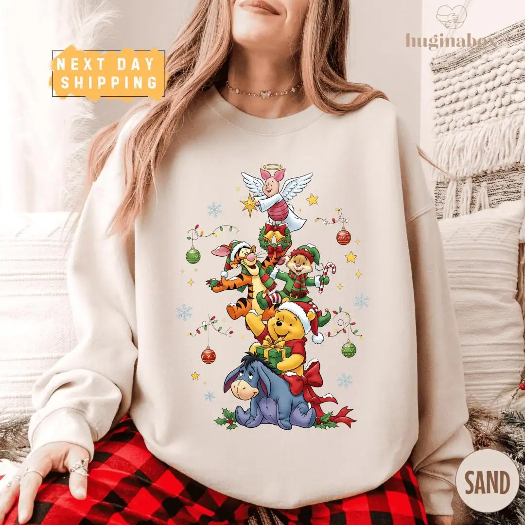Disney Bear Christmas Shirt | Festive Family Holiday Gift