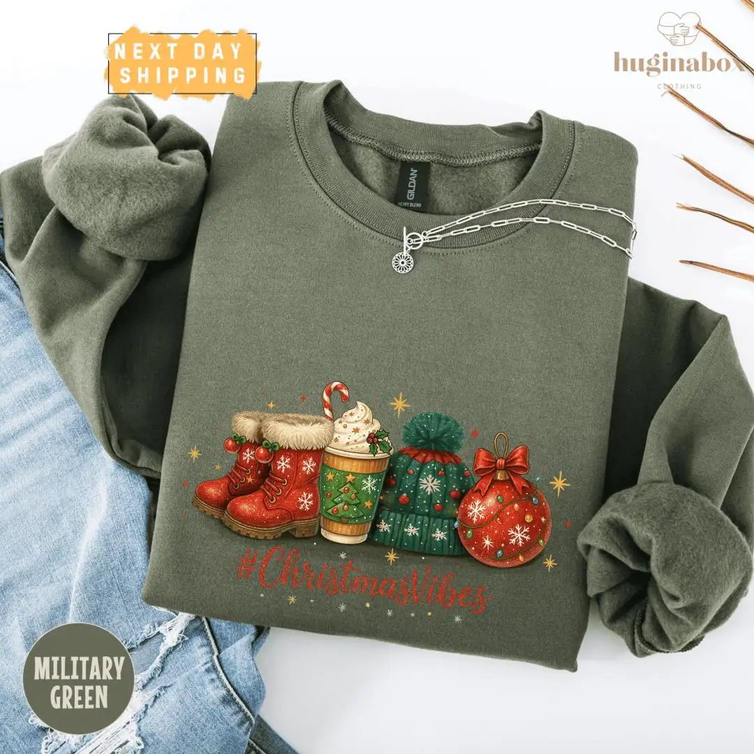 Christmas Retro Shirt Cozy Holiday Pullover