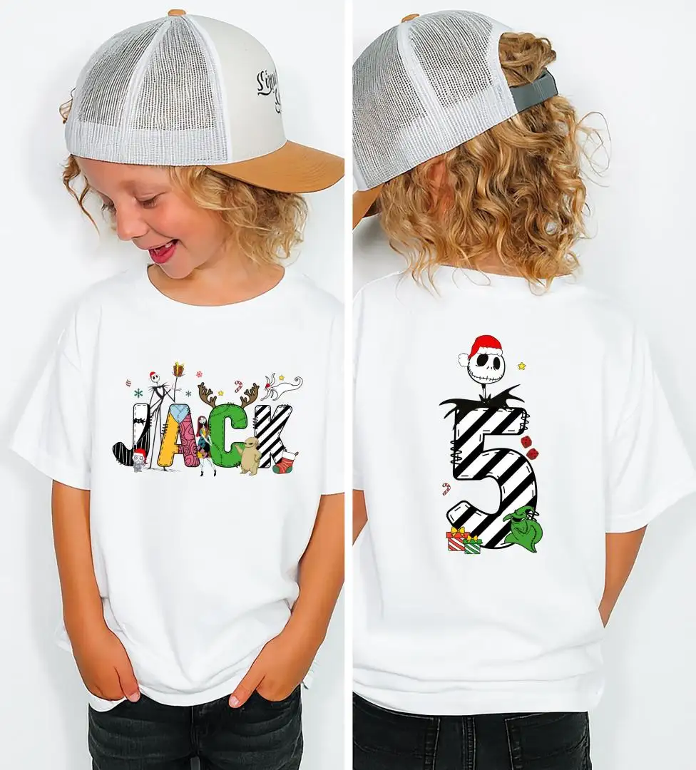 Jack Skellington Nightmare Before Christmas Birthday Shirt