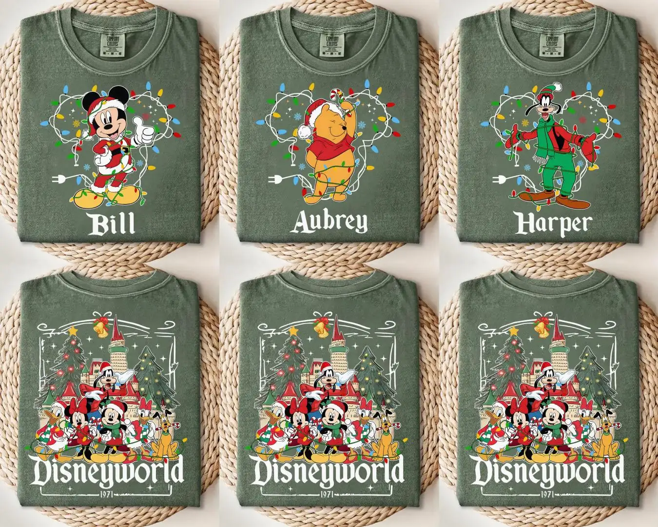 Vintage Disney Christmas Shirt for Family Parties