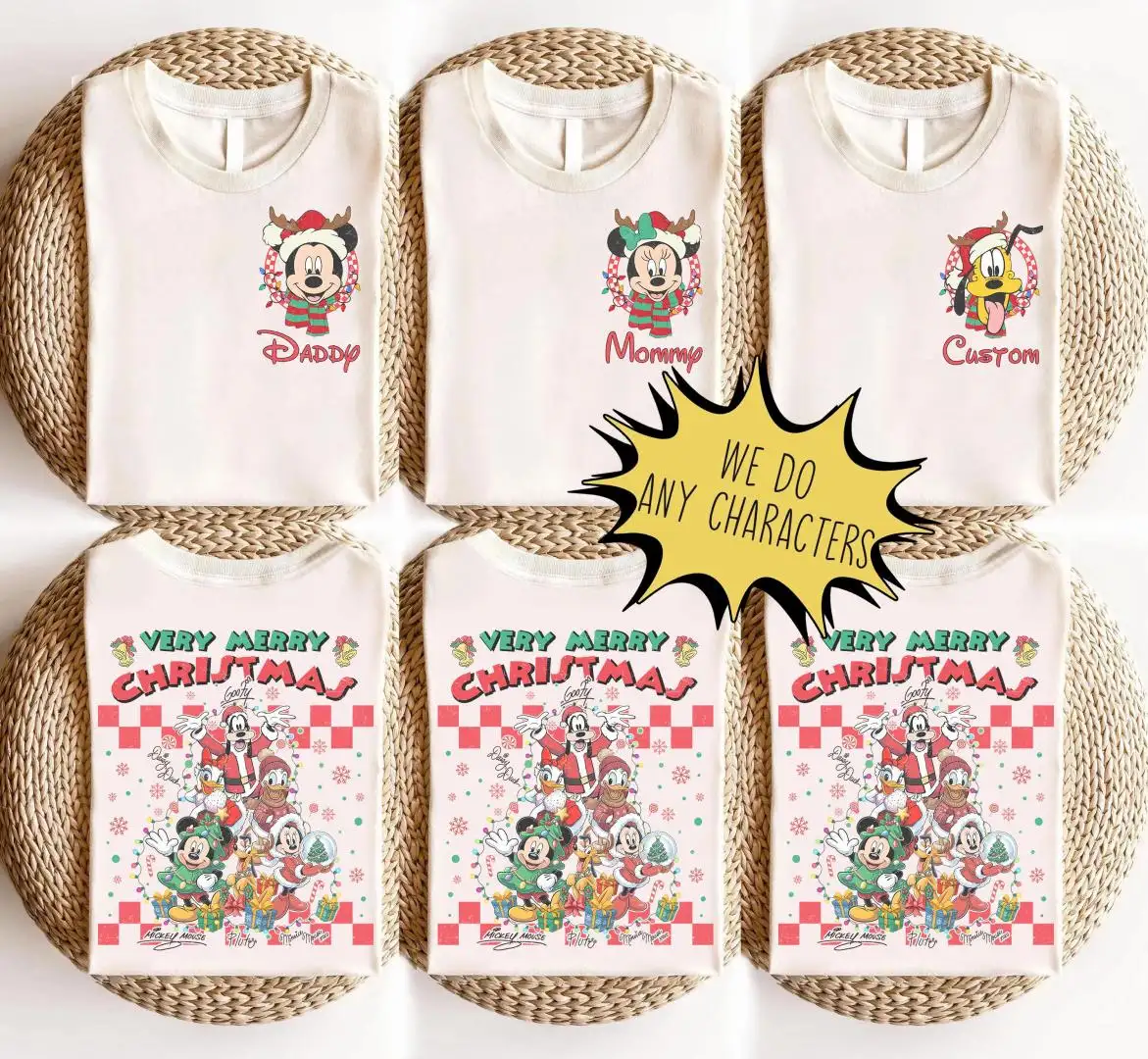 Disney Christmas Shirt | Mickey And Friends Matching Holiday Shirt