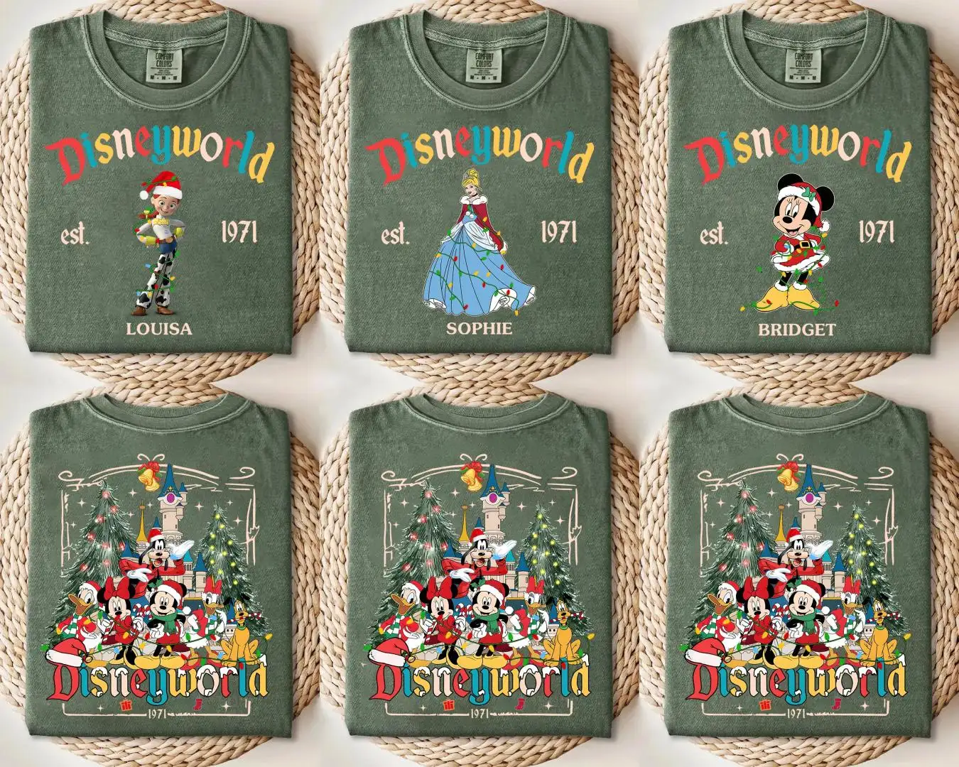 Retro Disneyworld Christmas Shirt for Family Trips