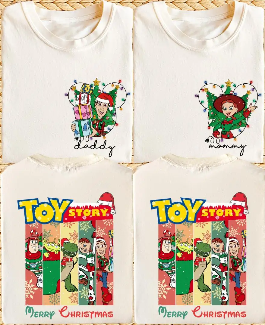 Disney Toy Story Christmas Shirt for Family Matching