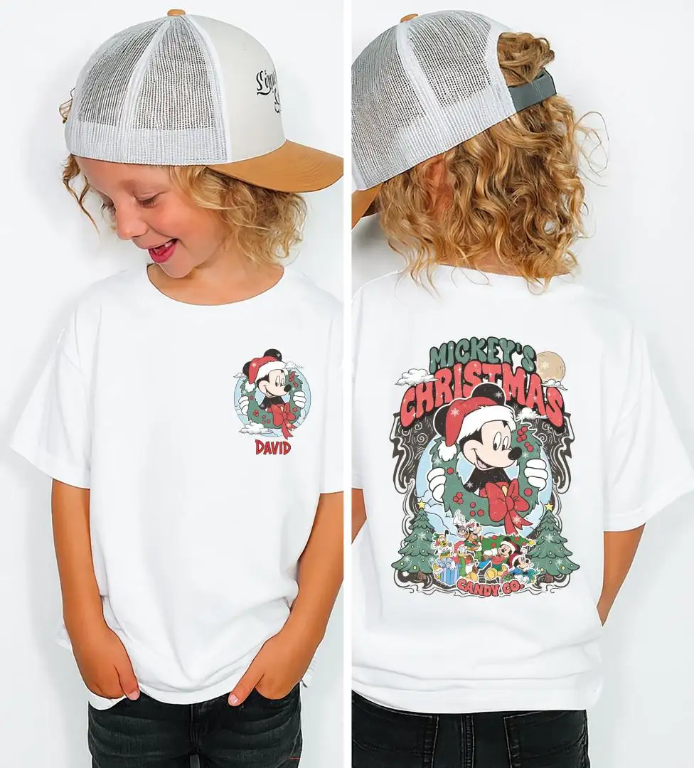 Disney Christmas Family Shirt for Holiday Parties