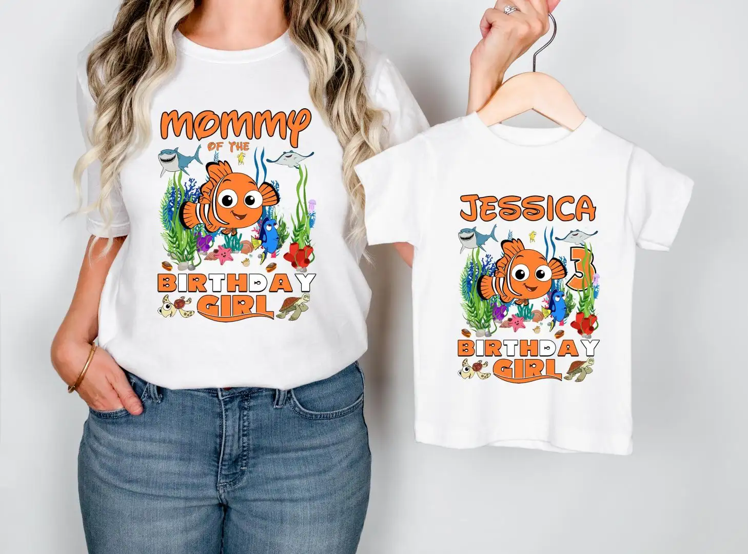 Finding Nemo Disney Birthday Shirt for Family Party