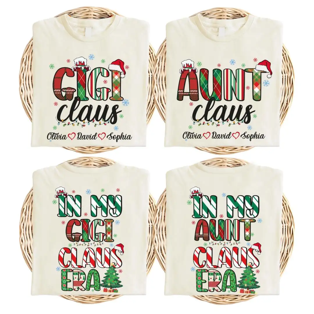 Custom Family Christmas Claus Shirt for Matching