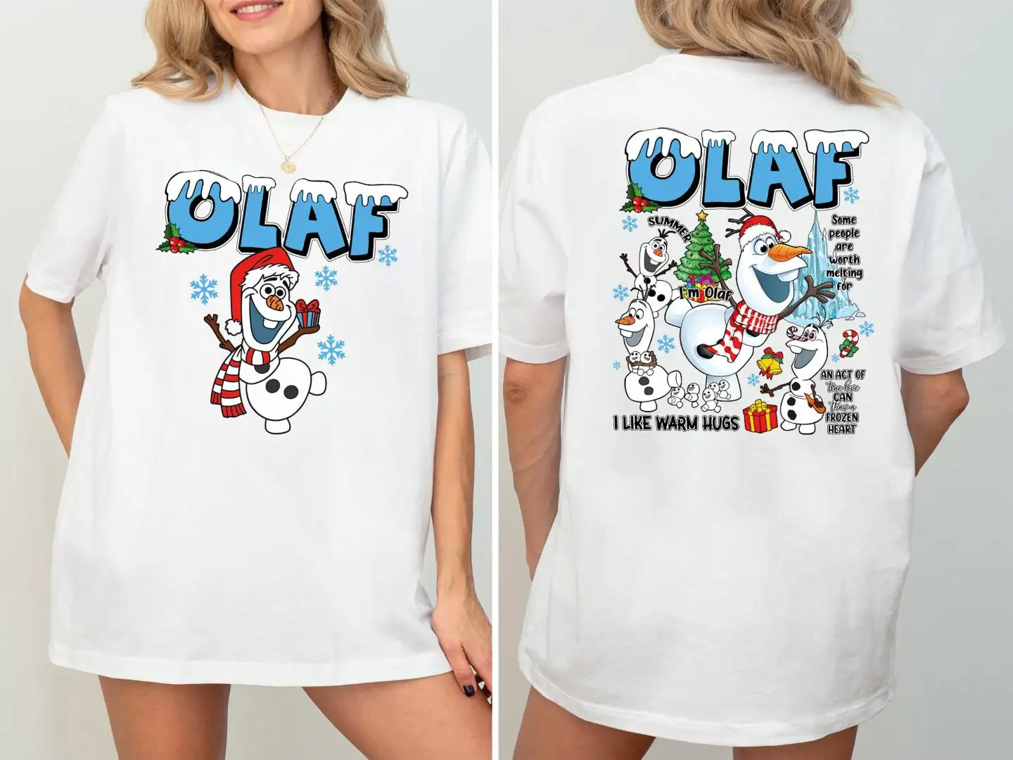 Disney Frozen Olaf Christmas Shirt for Kids