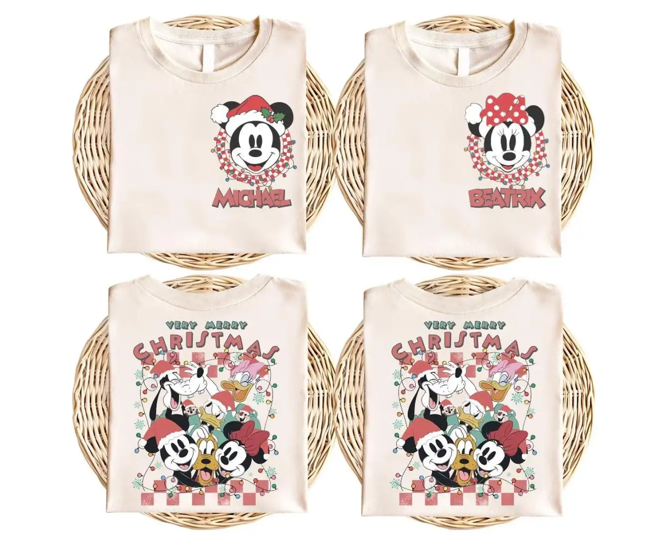 Disney Christmas Shirt for Mickey and Minnie Fans