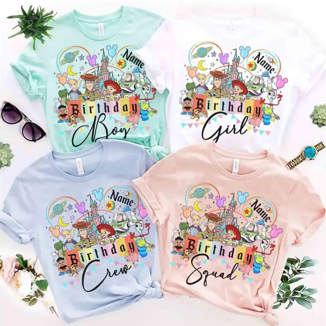 Personalized Toy Story Birthday Shirt for Disney Family Trip