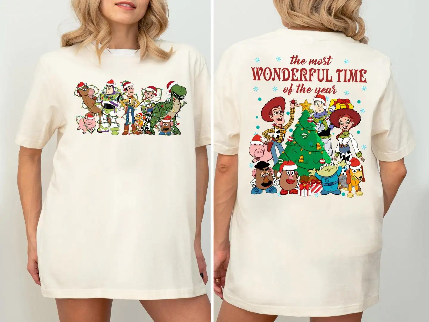 Disney Pixar Toy Story Christmas Shirt for Family Squad