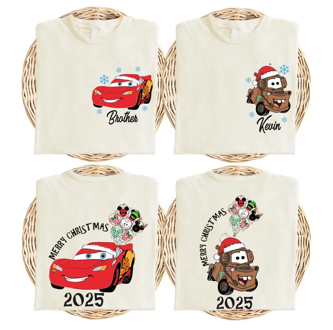 Disney Cars Christmas Shirt for Family