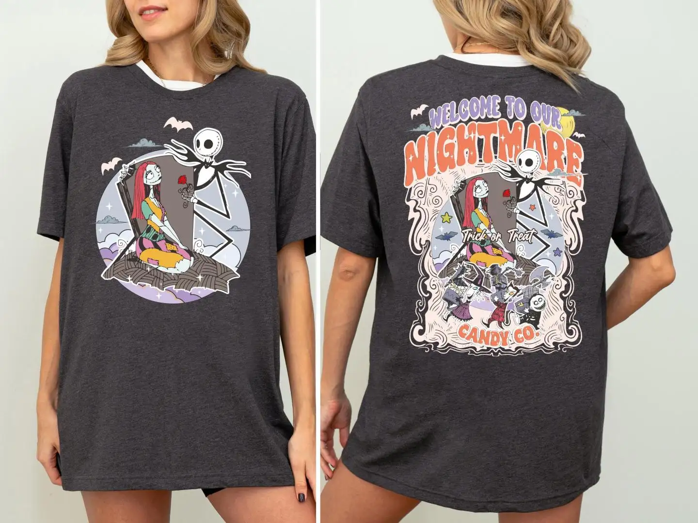 Disney Nightmare Before Christmas Jack Skellington Shirt