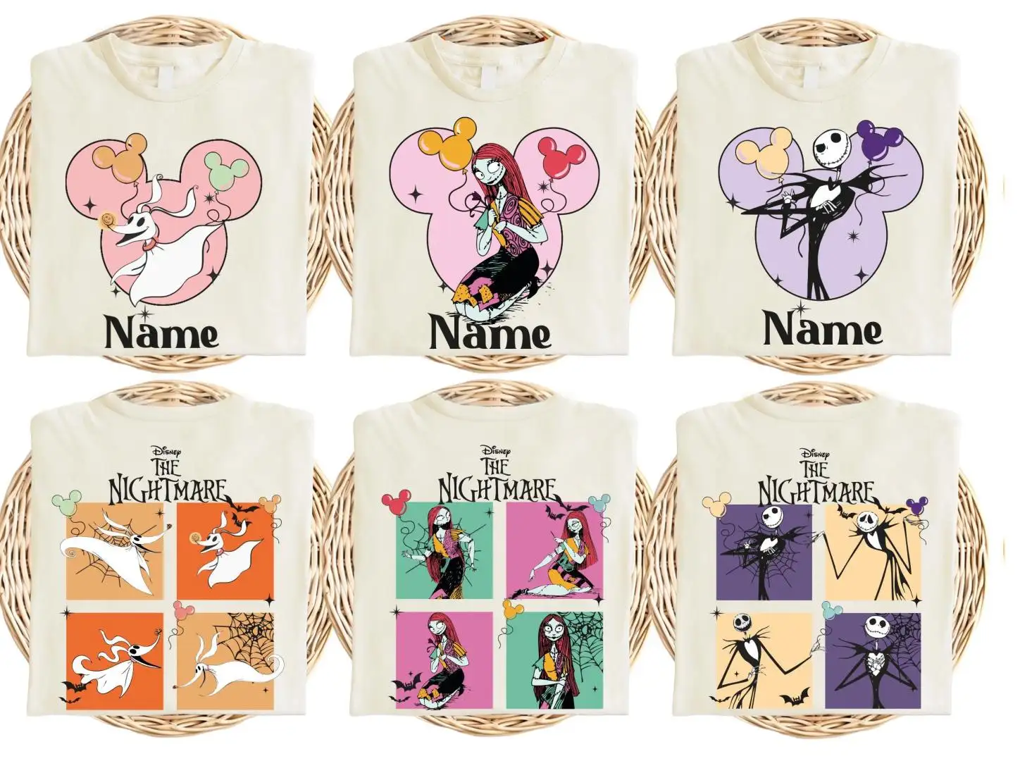 Disney Nightmare Before Christmas Halloween Shirt