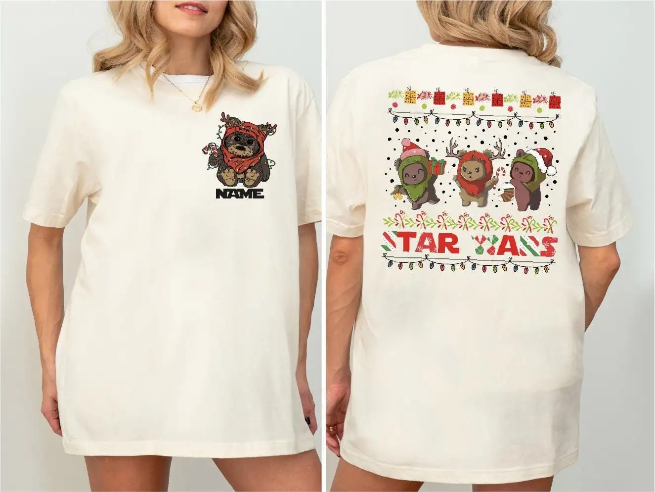 Star Wars Ewoks Christmas Shirt for Disneyland Family