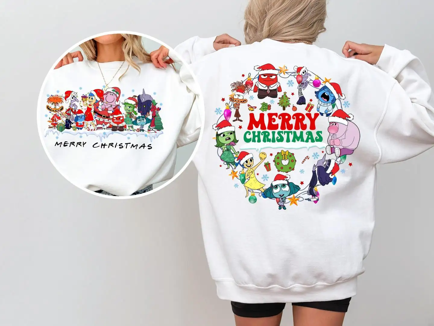 Disney Inside Out Christmas Shirt for Family Pixar Holidays