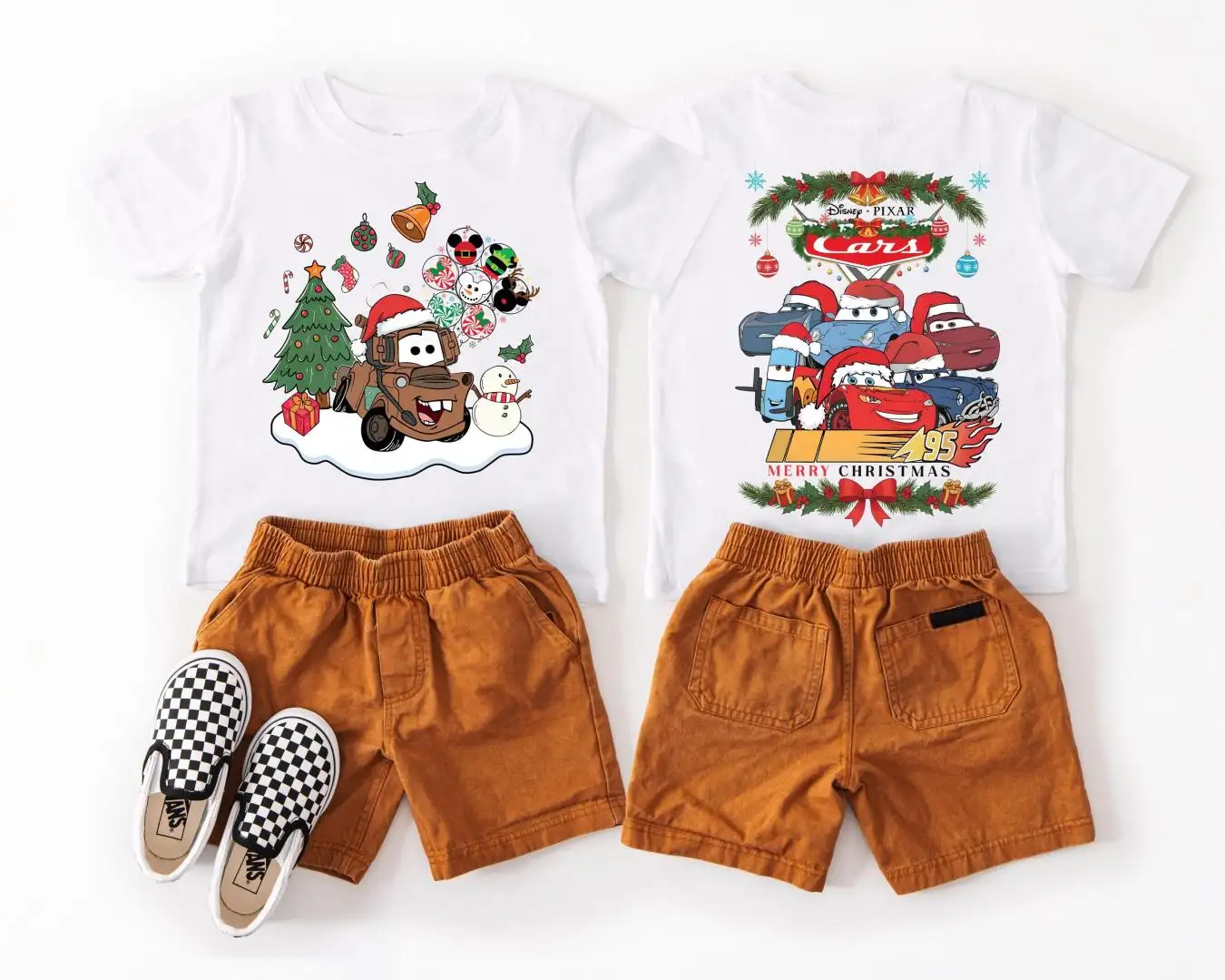 Disney Cars Christmas Shirt for Toddlers