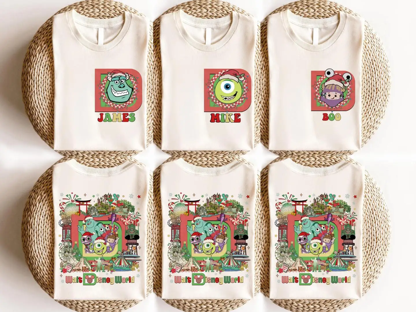 Disney Monsters University Christmas Shirt Family Holiday