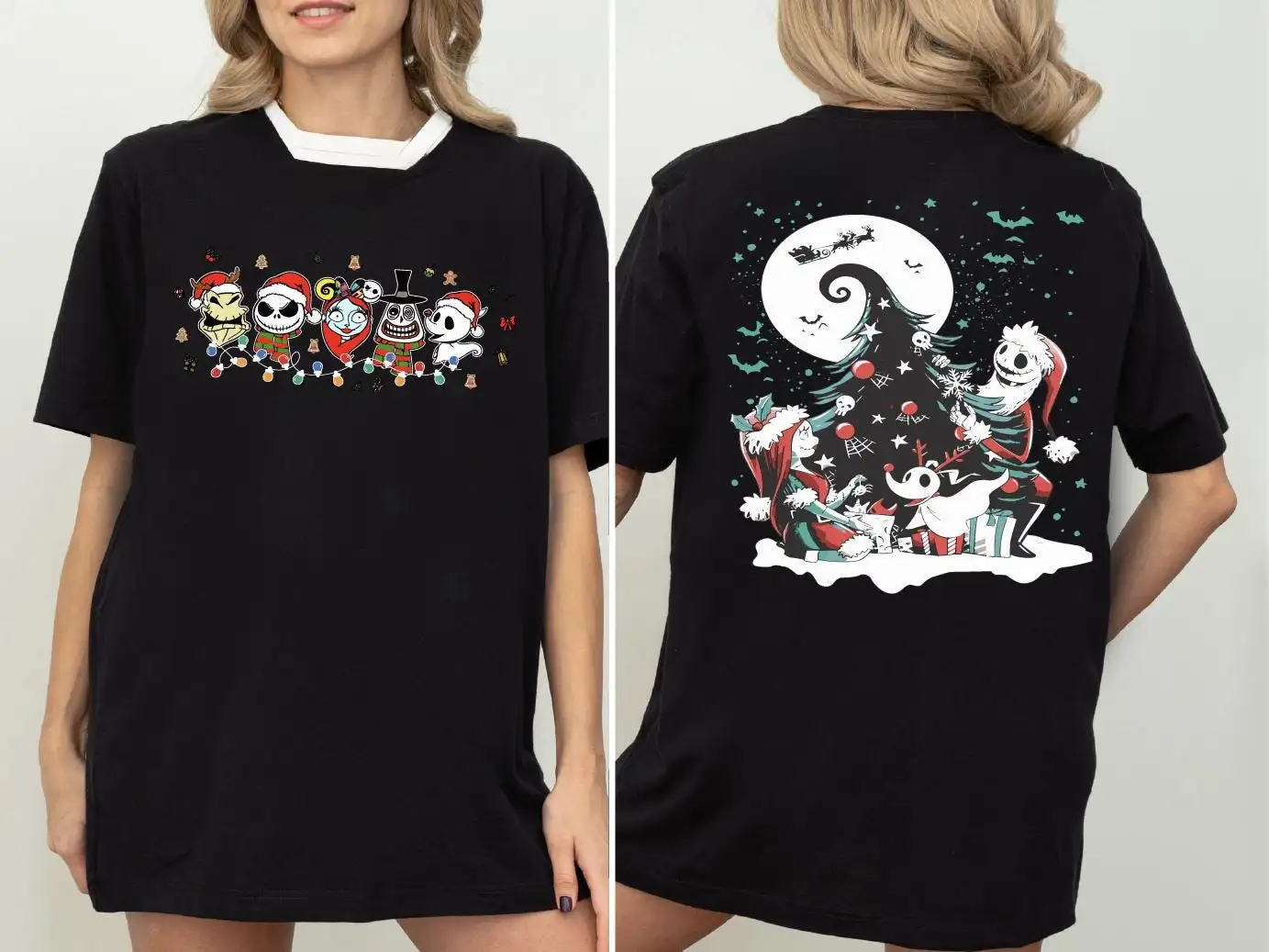 Disney Nightmare Before Christmas Jack Skellington Shirt