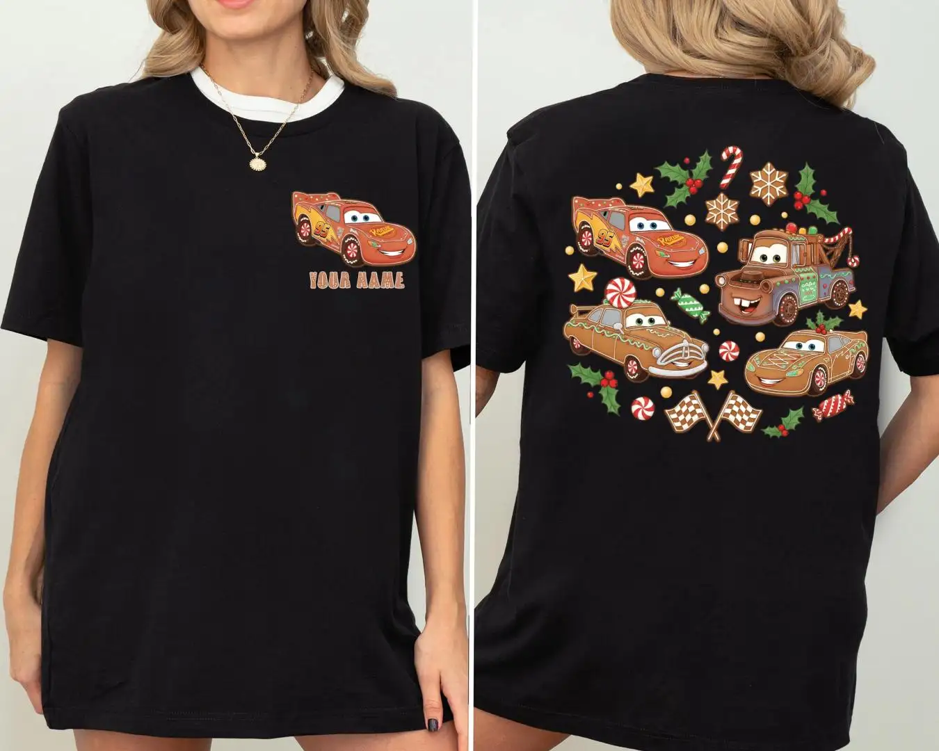 Disney Cars Christmas Cookie Shirt for Family Trips