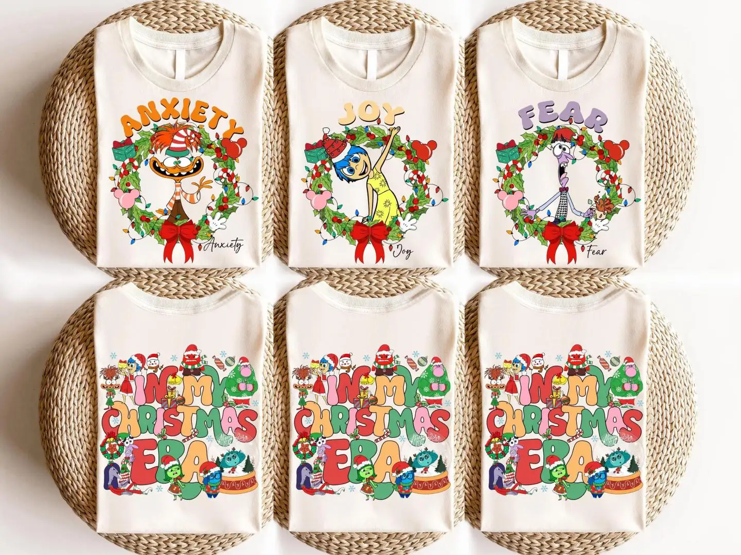 Disney Pixar Christmas Era Family Holiday Shirt