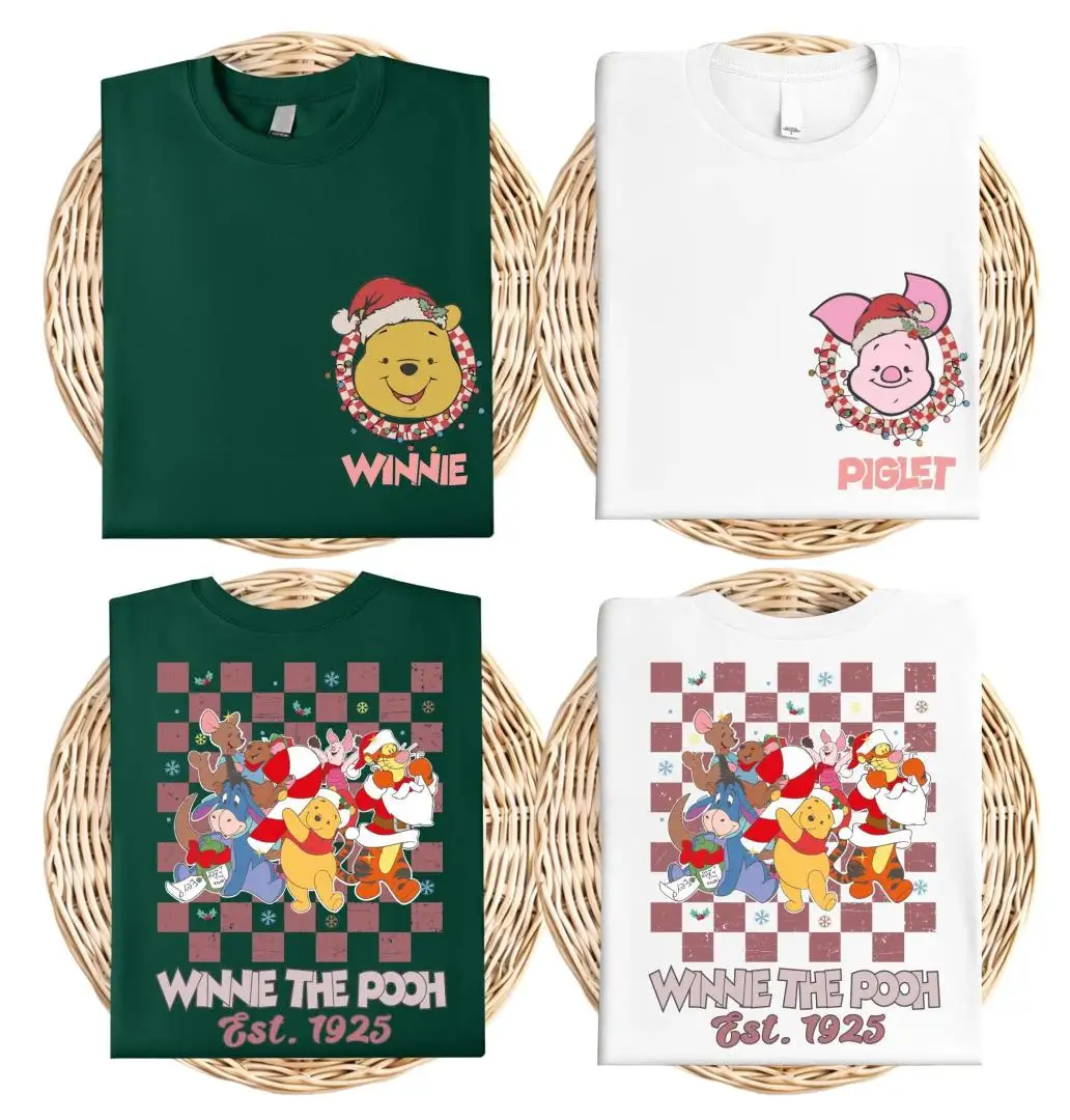 Disney Winnie The Pooh Christmas Shirt Family Gift