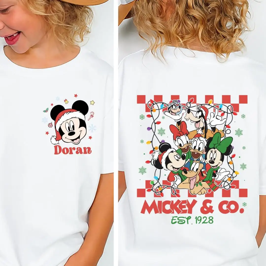 Disney Christmas Shirt for Kids Mickey Very Merry