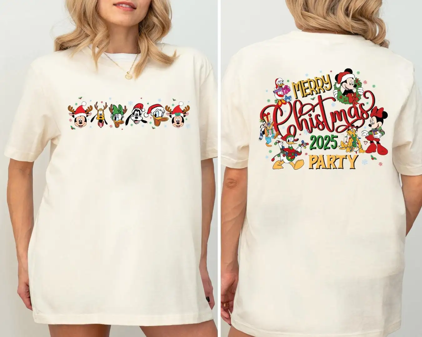 Disney Mickey Christmas Party Shirt for Family