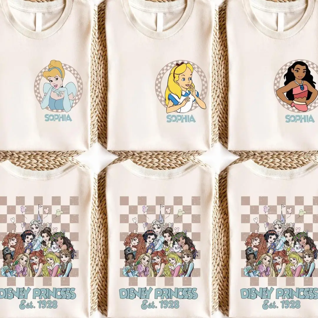 Disney Princess Shirt for Girls Trip Matching Custom Tee