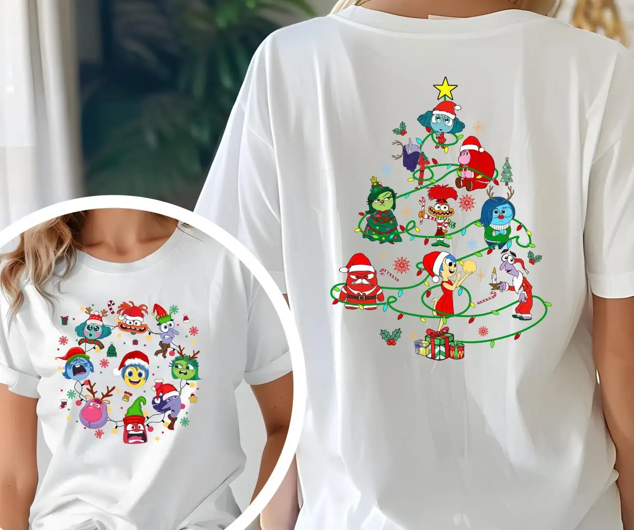 Disney Inside Out Christmas Family Matching Shirt