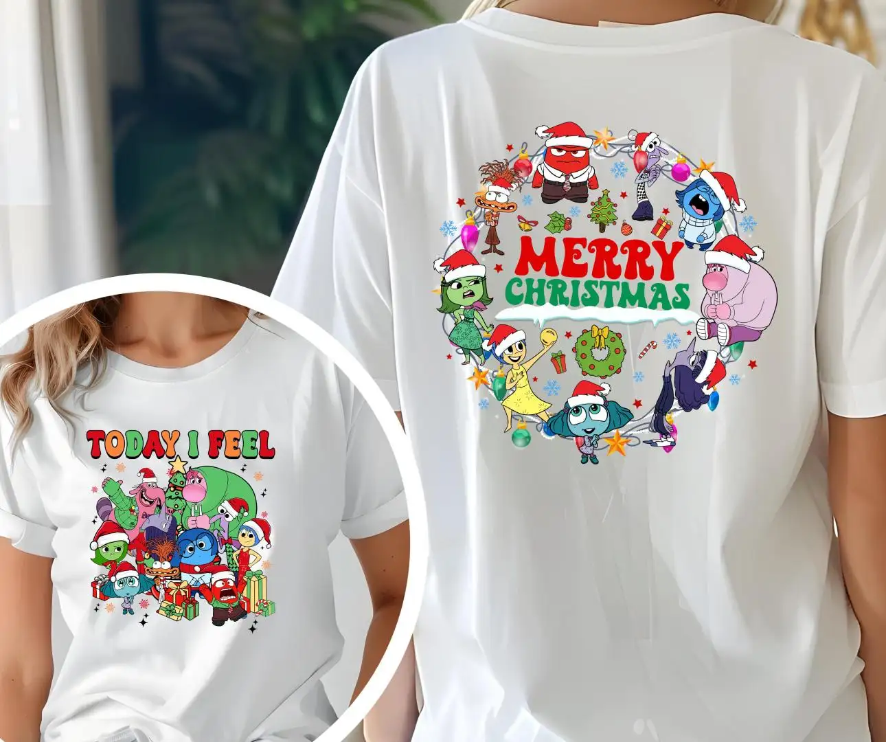 Disney Inside Out Merry Christmas Shirt