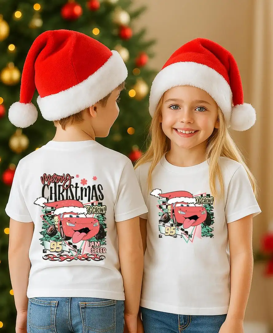 Disney Cars Christmas Shirt for Holiday Trips