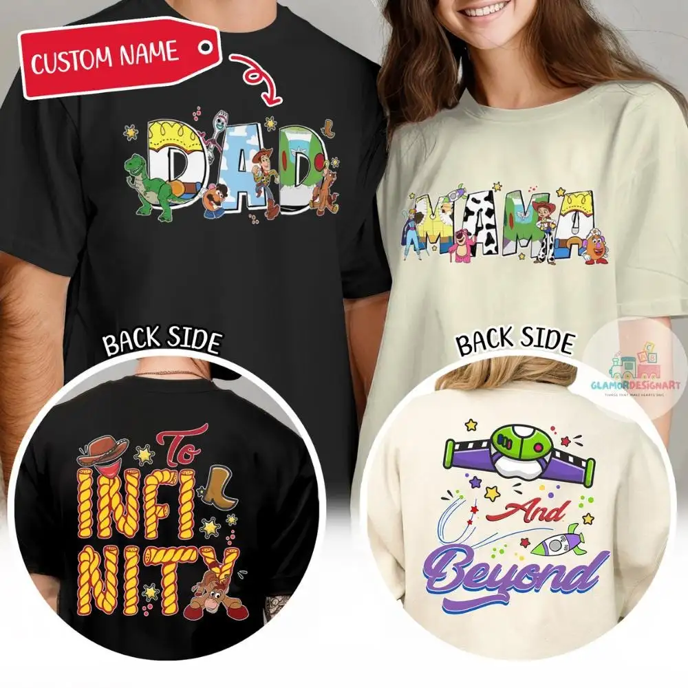 Custom Disney Toy Story Family Matching Shirt Personalized Gift
