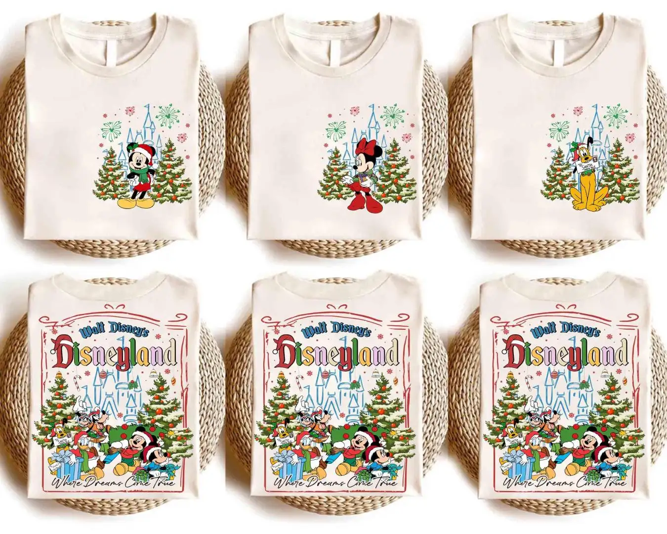 Disneyland 1971 Christmas Castle Shirt Family Gift