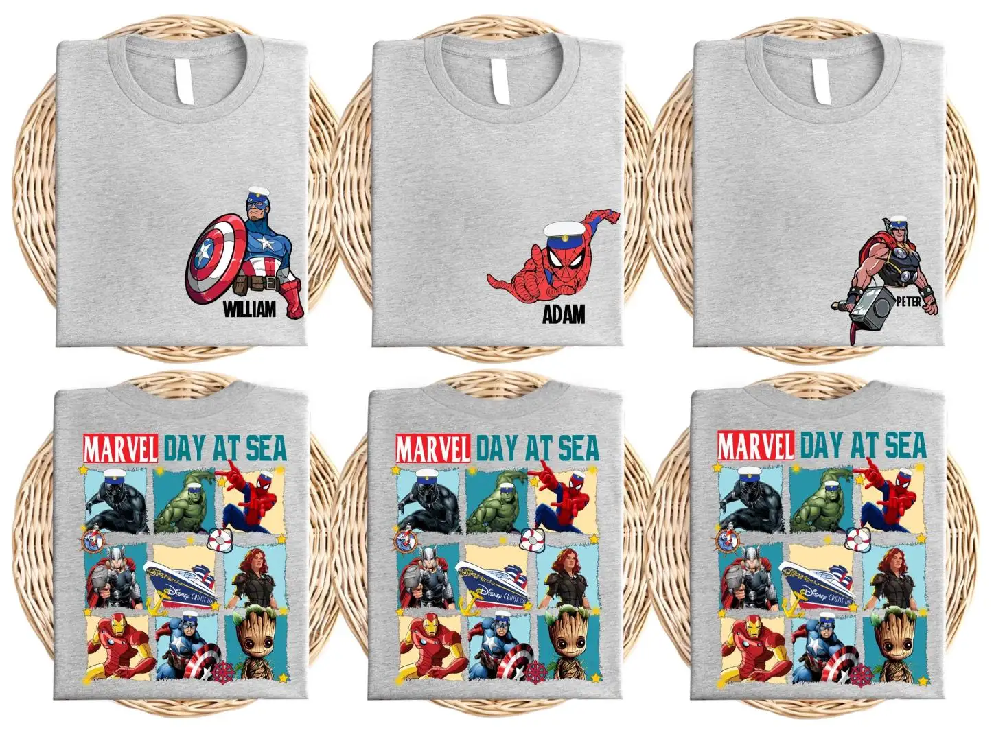 Marvel Avengers Cruise Shirt Superhero Squad