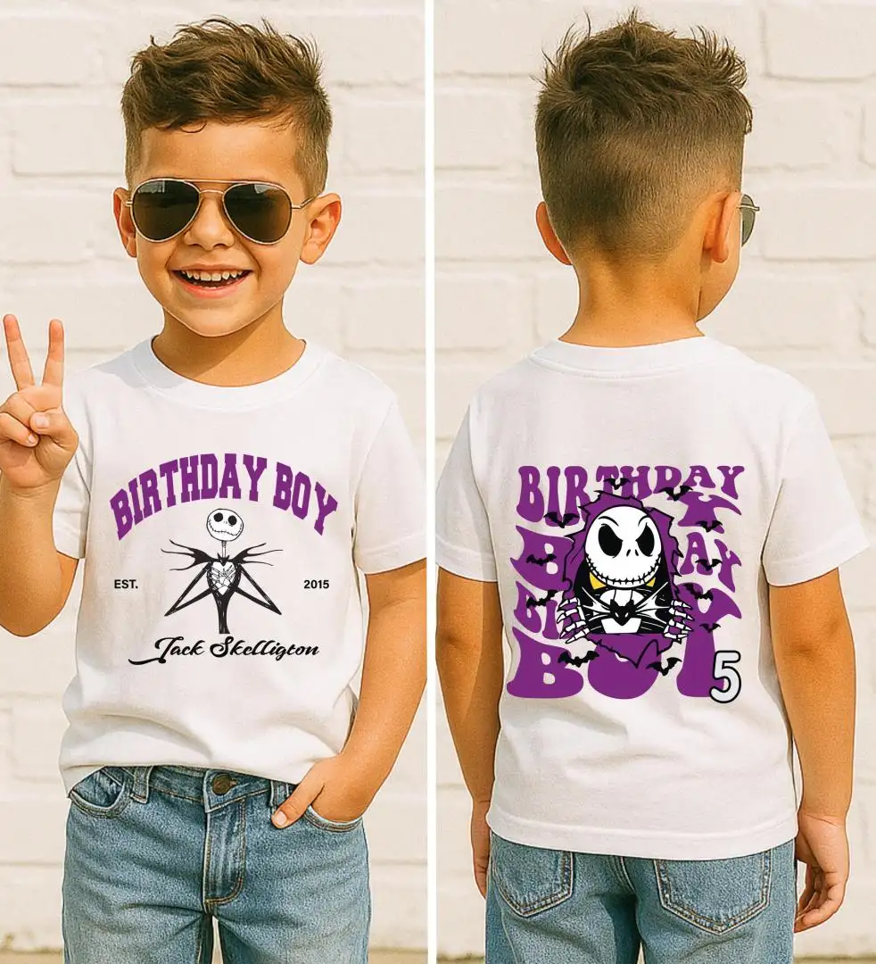 Jack Skellington Birthday Shirt for Disney Halloween