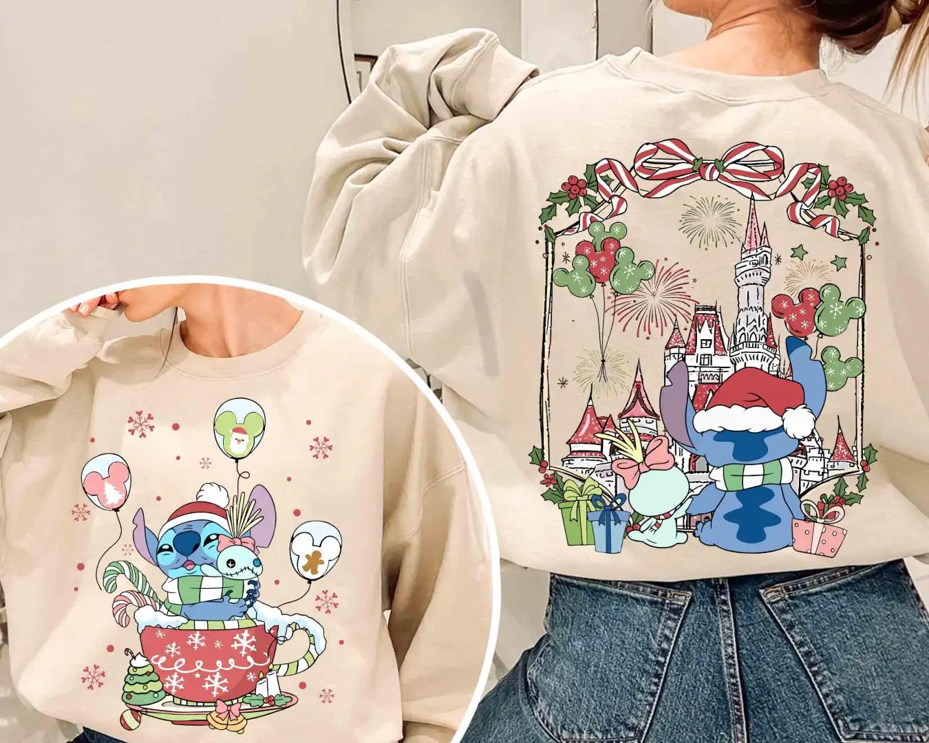 Disney Lilo & Stitch Holiday Castle Shirt
