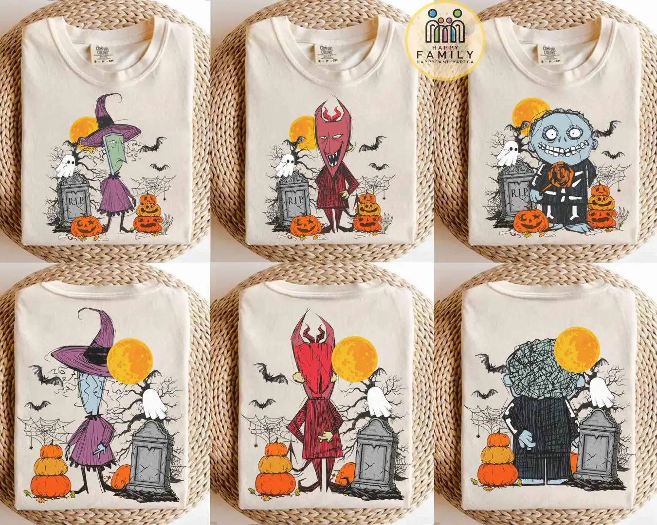 Nightmare Before Christmas Lock Shock Barrel Shirt