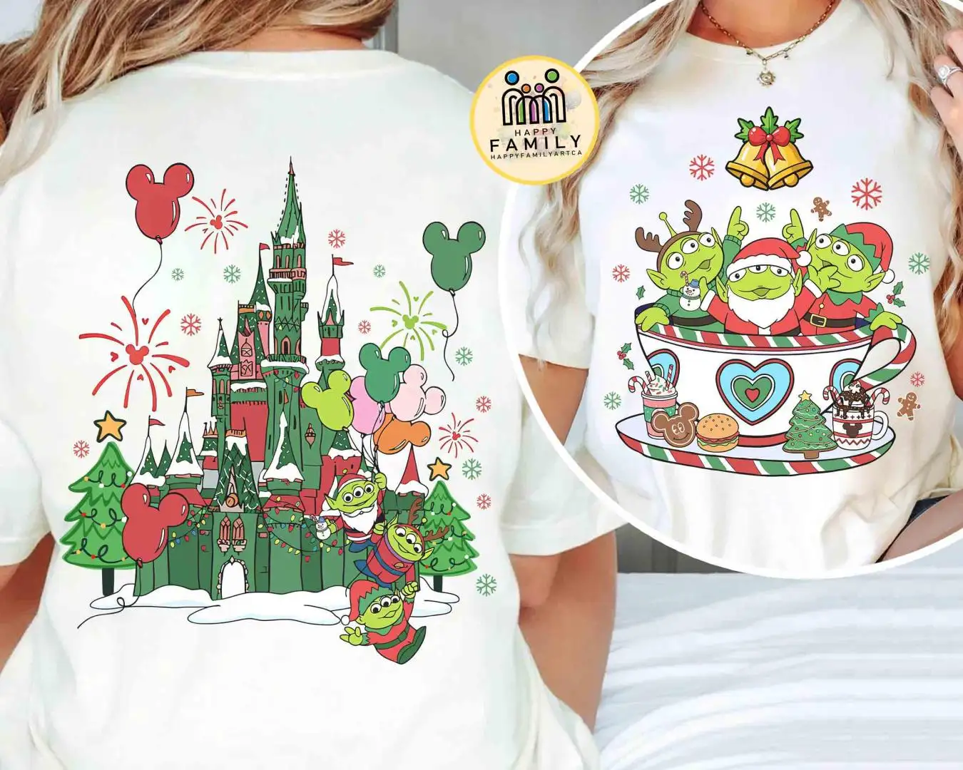 Disney Pizza Planet Christmas Shirt for Family Gifts