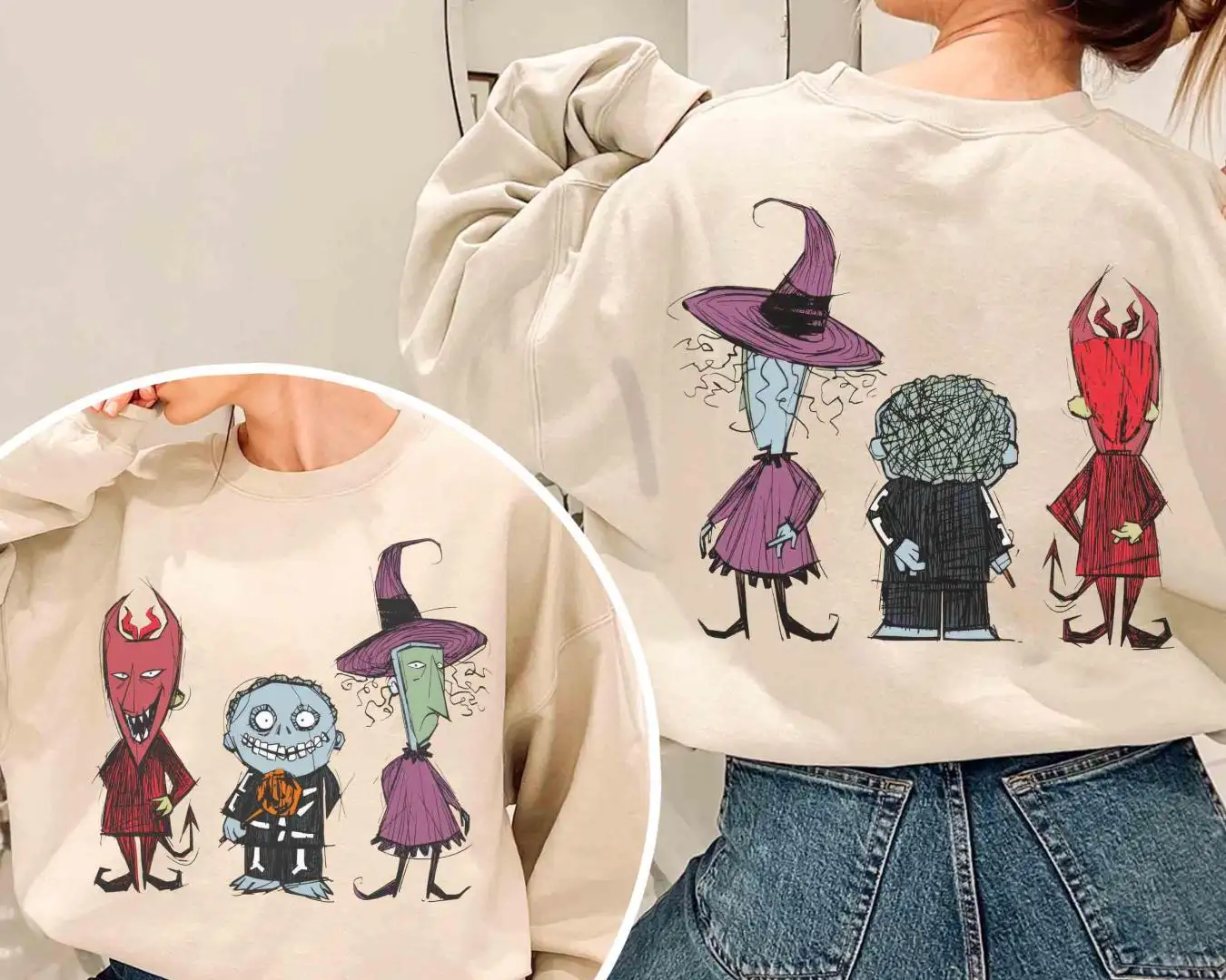 Nightmare Before Christmas Lock Shock Barrel Shirt