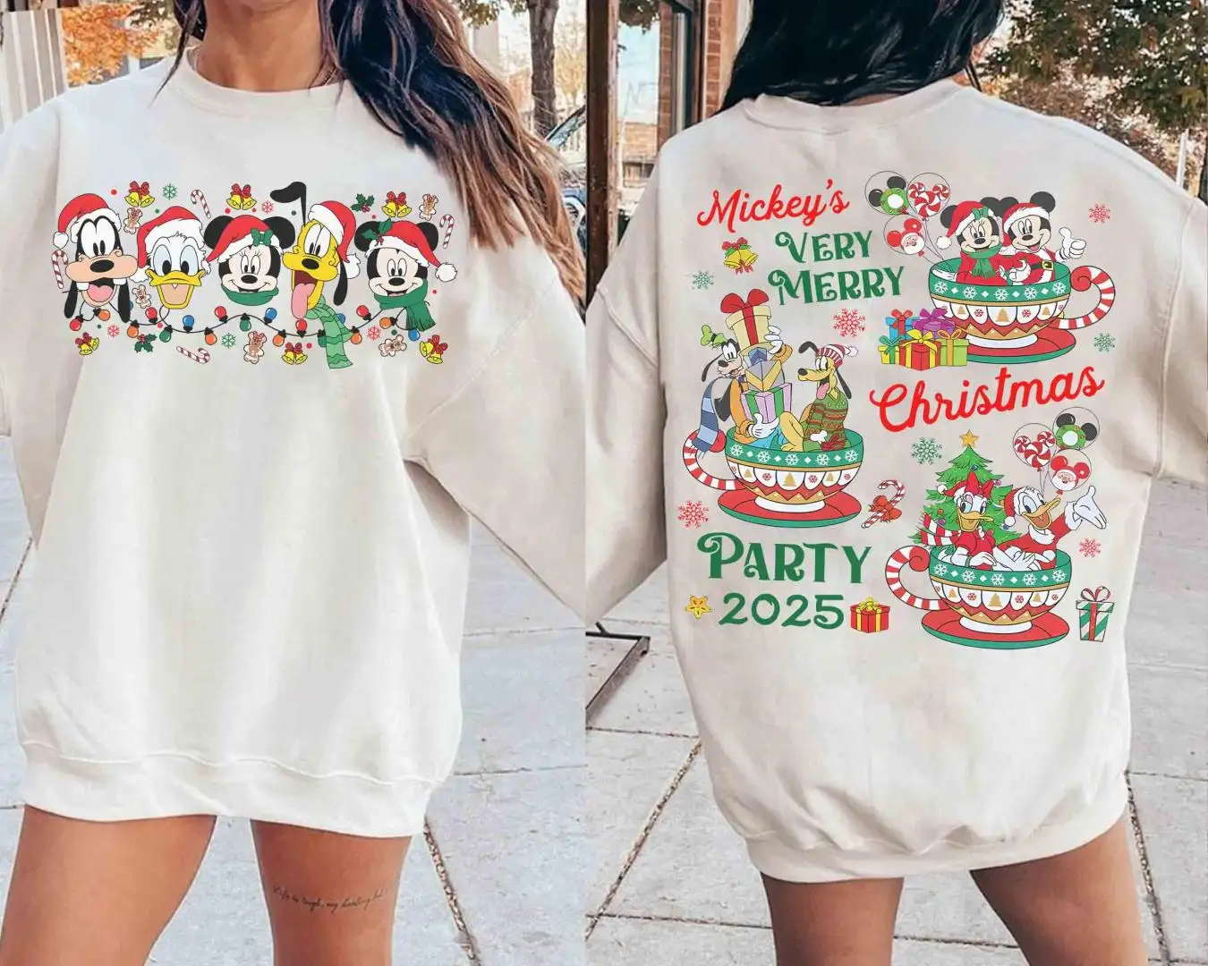 Disney Christmas Party 2025 Shirt for Family Matching
