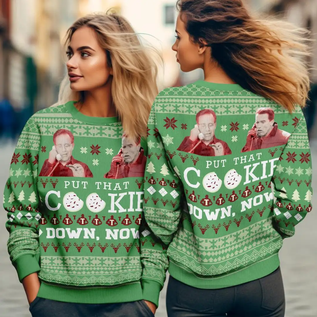 Funny Ugly Christmas Shirt with Jingle All The Way Quote