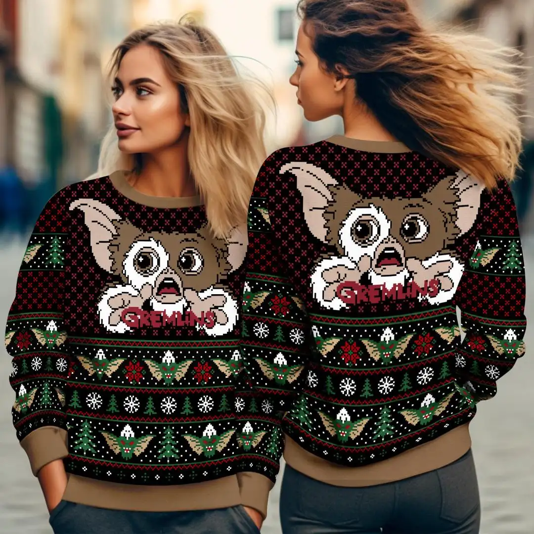 Gremlins Christmas Ugly Sweater Shirt Gift
