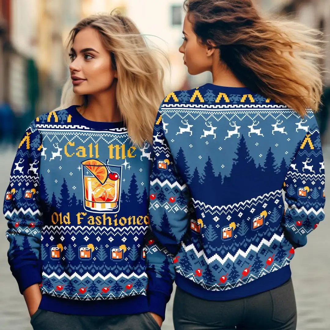 Funny Ugly Christmas Bourbon Lover Shirt Gift