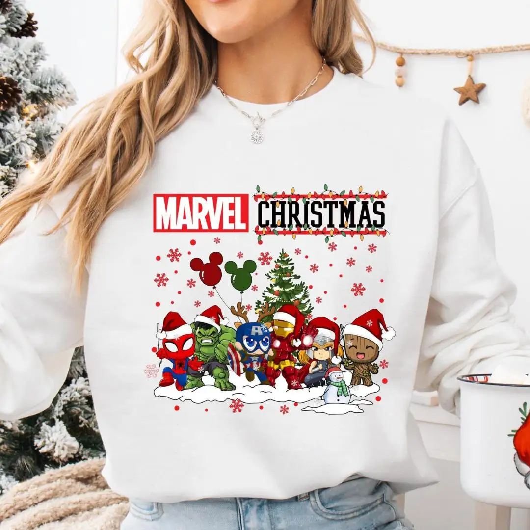 Marvel Disney Christmas Shirt for Kids