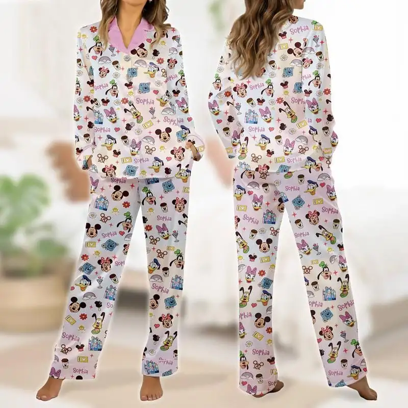 Personalized Disney Family Matching Pajama Shirt Set