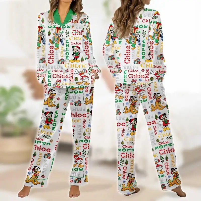 Disney Family Christmas Shirt Matching Pajamas Set