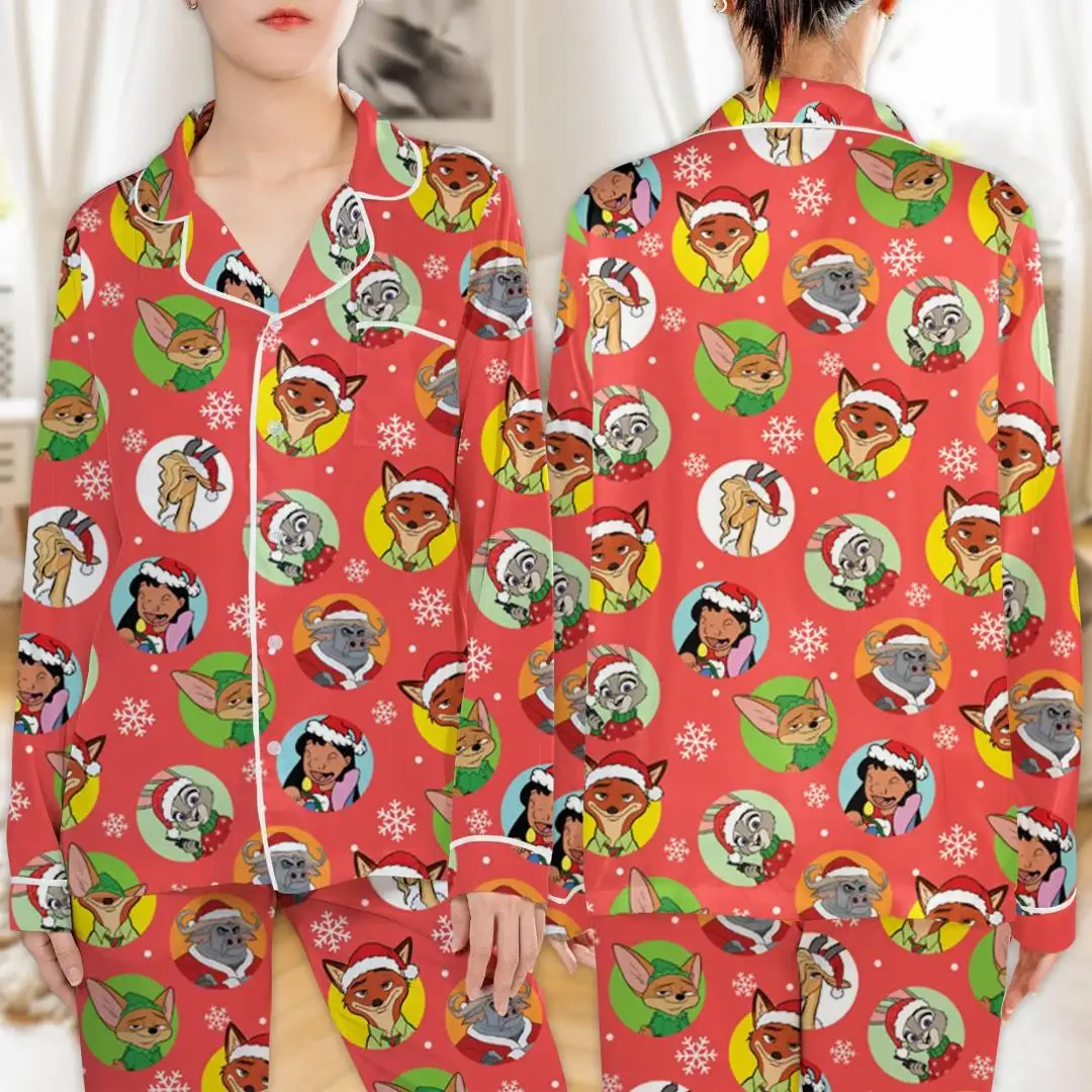 Zootopia Disneyland Christmas Shirt Family Pajamas