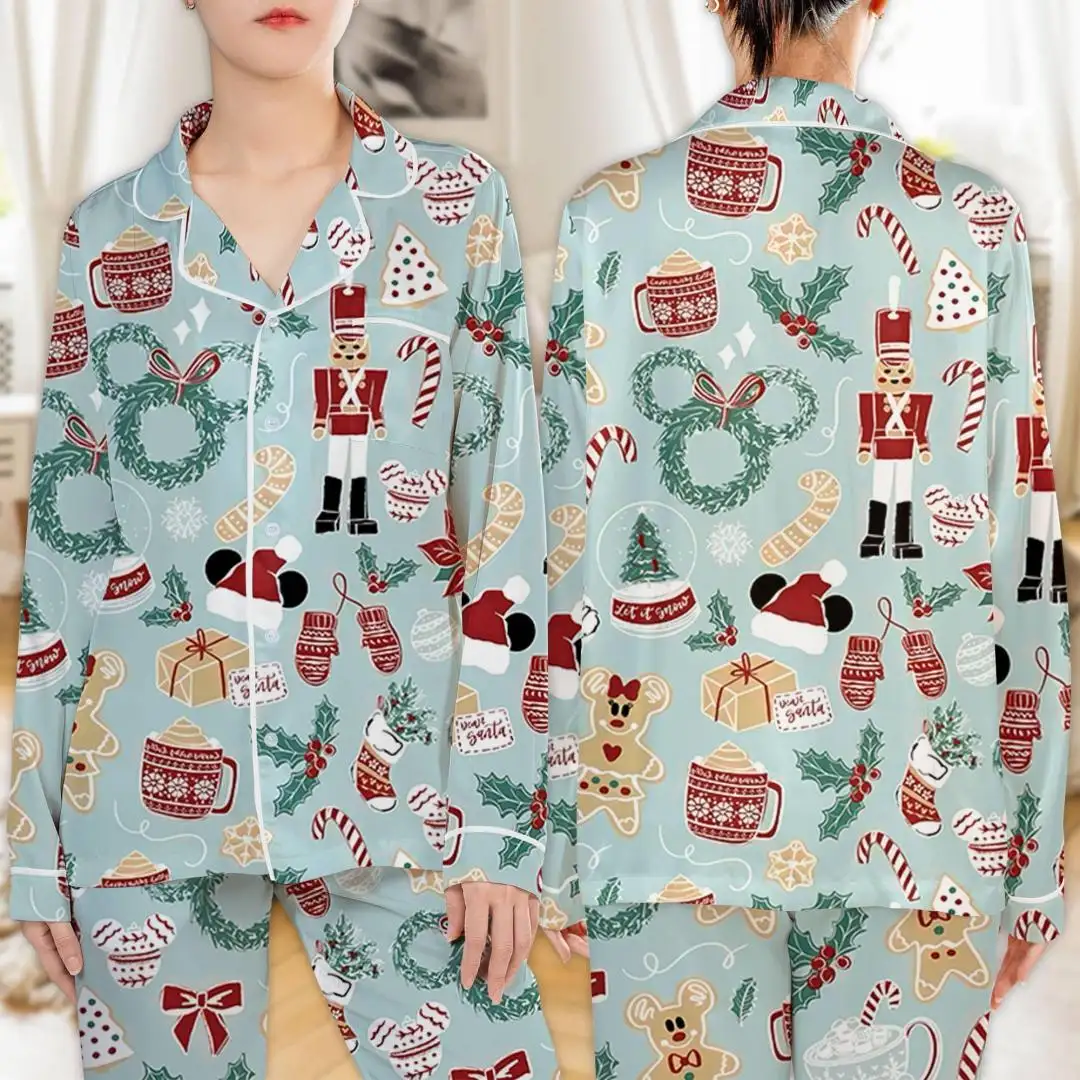 Santa Christmas Family Shirt | Disneyland Holiday Pajama Top
