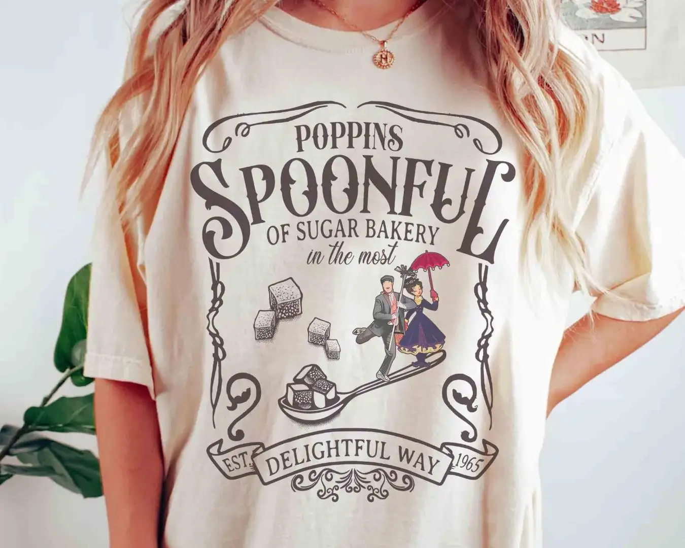 Vintage Disney Mary Poppins Spoonful Of Sugar Shirt