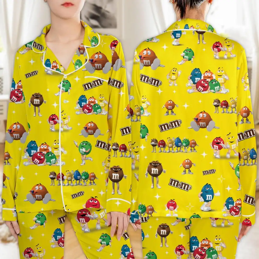 M&M Candy Holiday Family Matching Pajama Shirt
